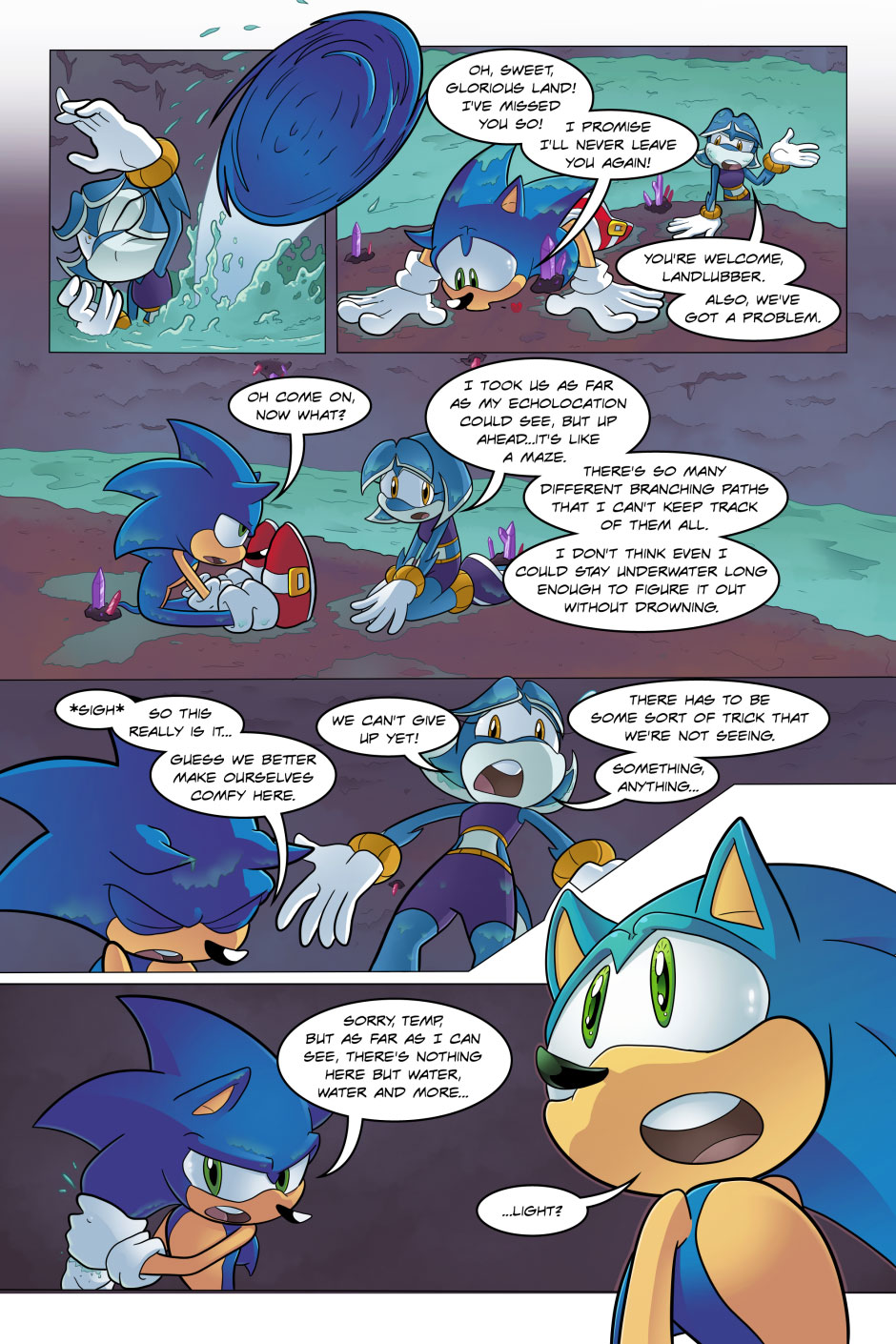 Issue 3: Off the Deep End - Sonic Legacy