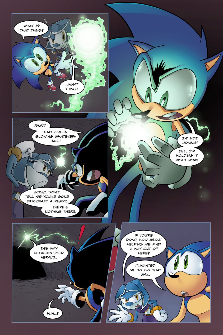 Issue 3 Off the Deep End Sonic Legacy