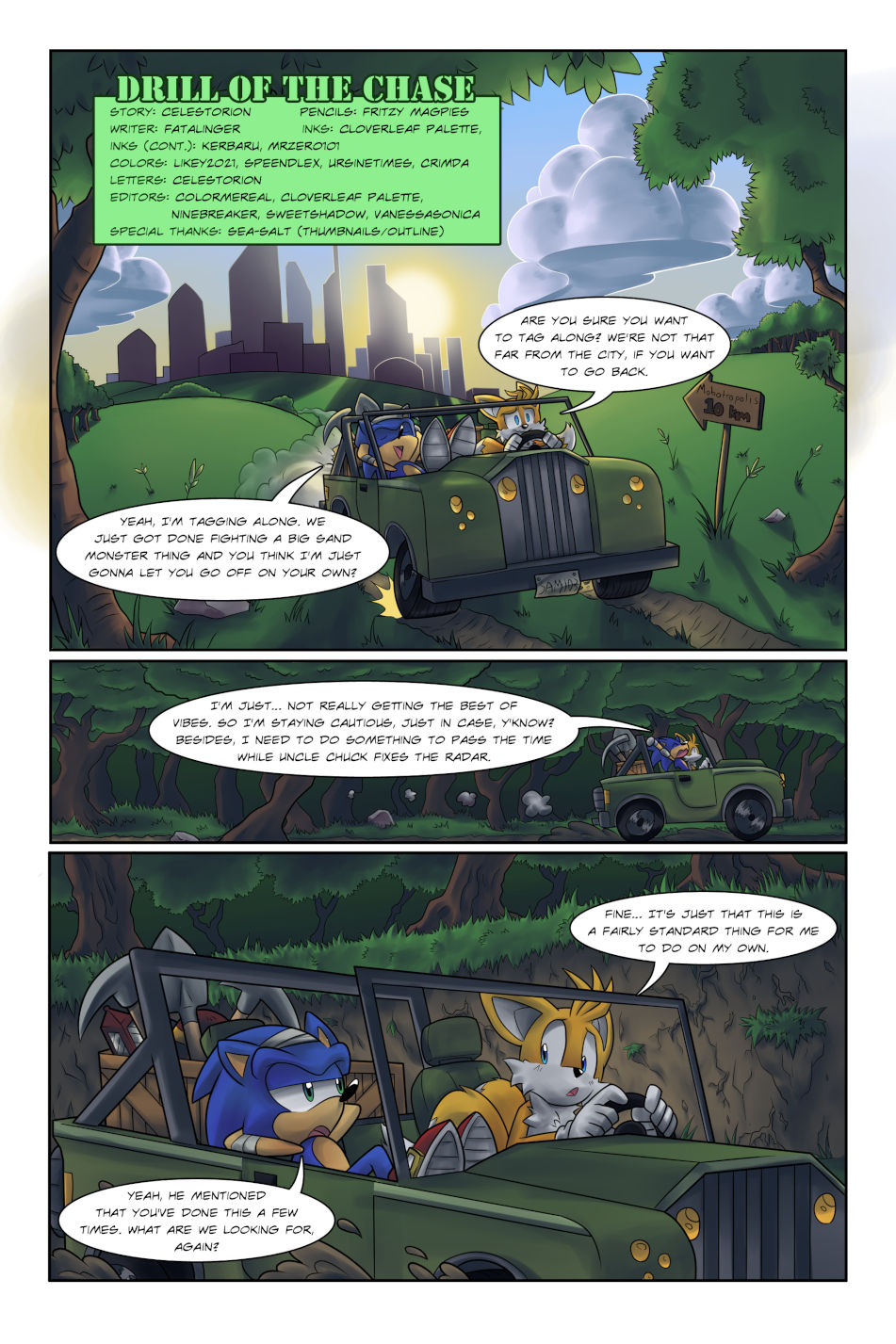 AndTails — Sonadow fans will enjoy the new IDW Sonic comic