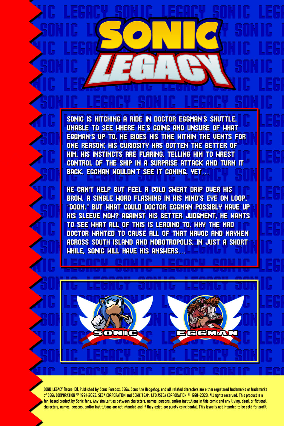 Sonic Legacy Issue 10, Sonic Legacy Wiki