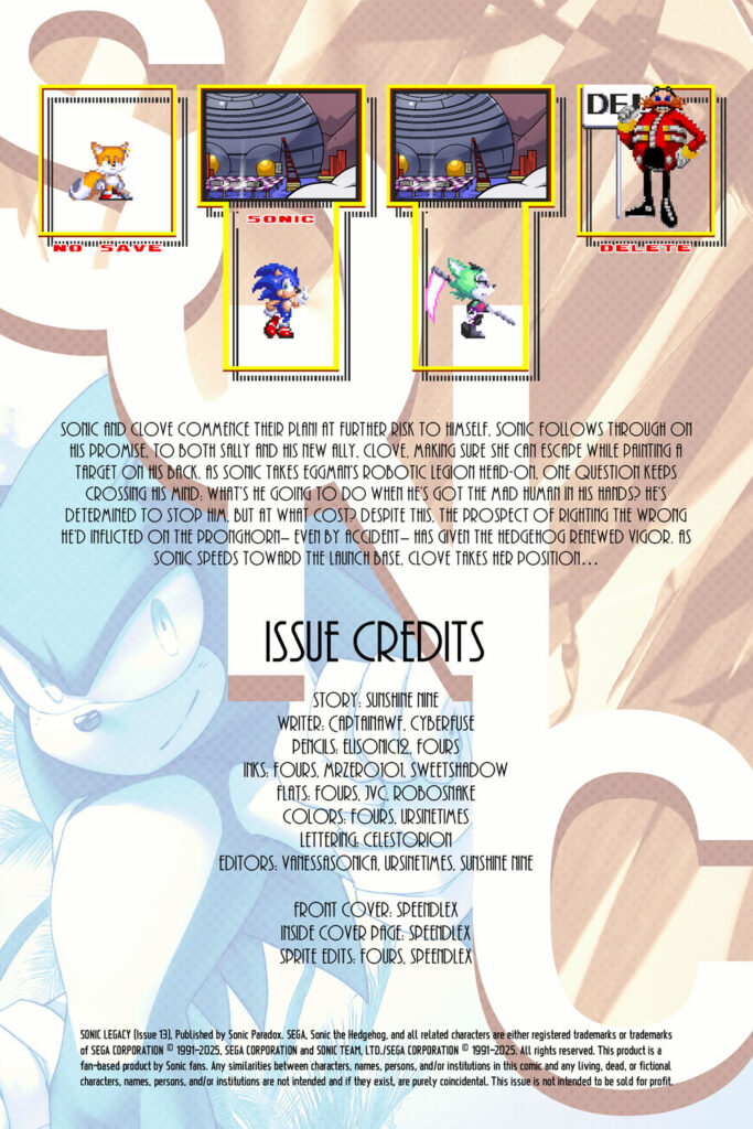 Issue 13: Hot Pursuit - Sonic Legacy